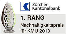 1. Ranng ZKB Nachhaltigkeitspreis 2013